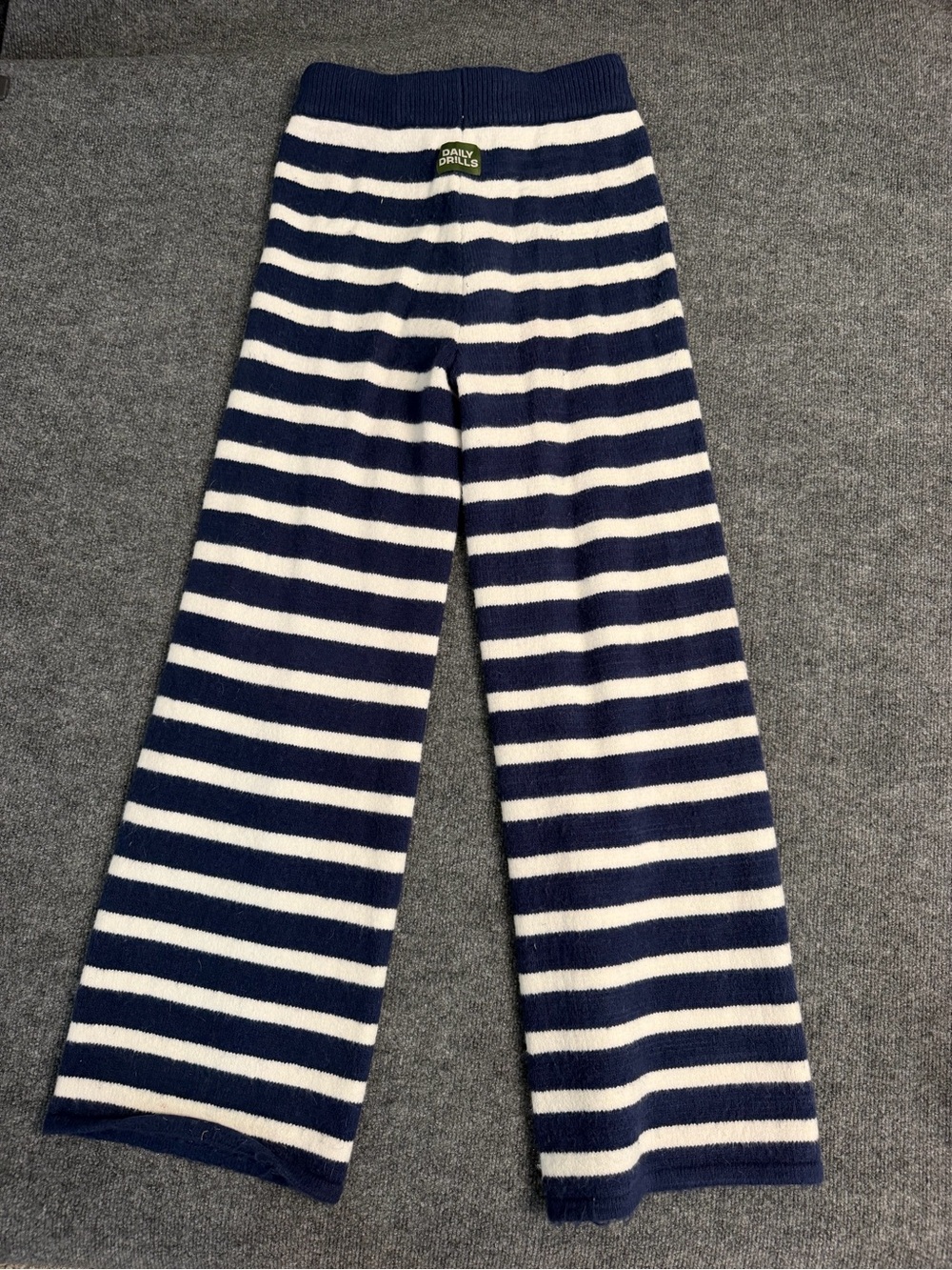 Daily Drills Navy and White Striped Button-Up Cardigan - Picture 12 of 13